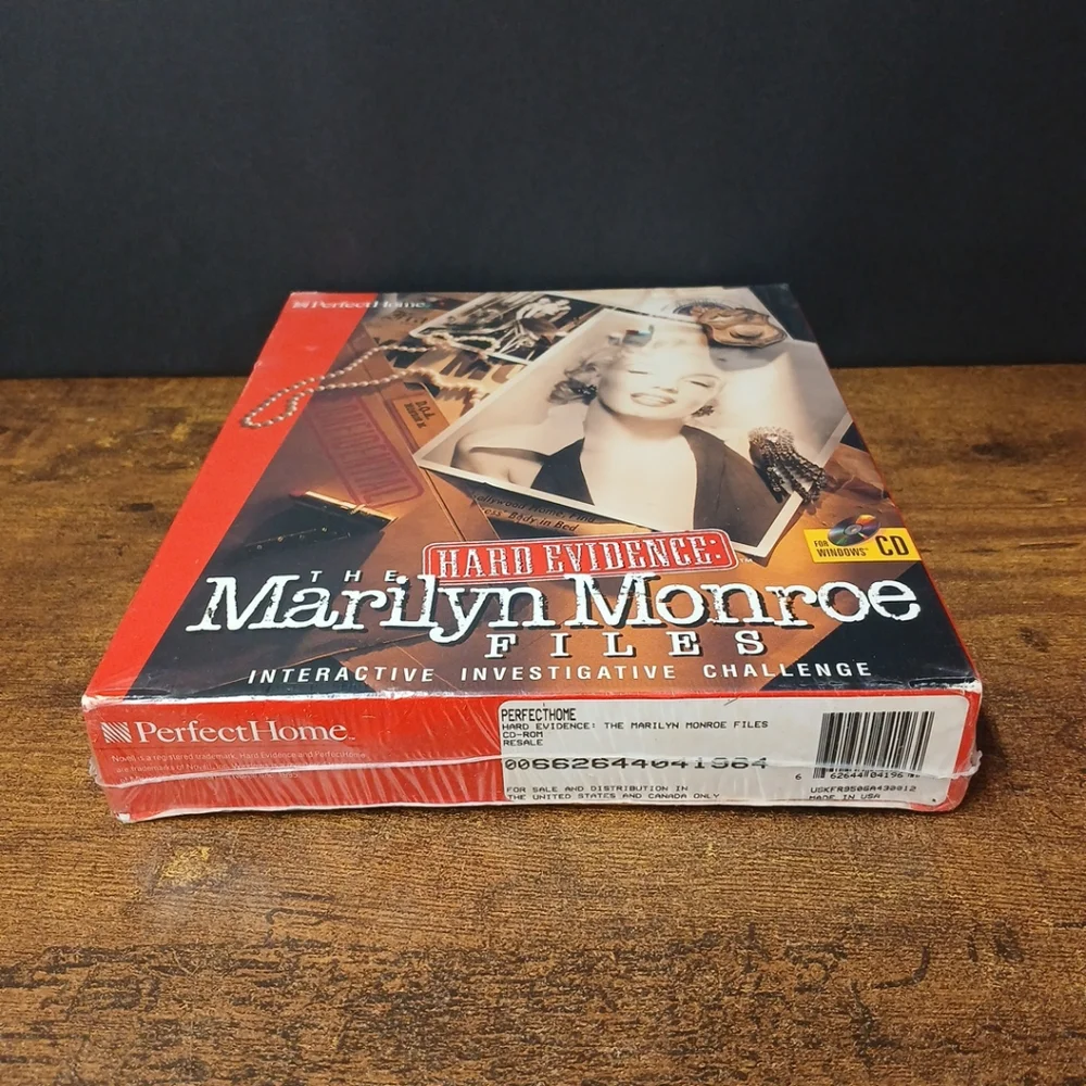 NEW SEALED 1995 Hard Evidence The Marilyn Monroe Files PC WINDOWS CD-ROM Game